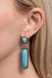 Paparazzi Southern Charm - Blue Earring
