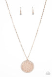 Paparazzi Tearoom Twinkle - Rose Gold Necklace