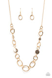 Paparazzi Industrial Intentions - Gold Necklace