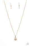 Paparazzi Top-Notch Trinket - Gold Necklace