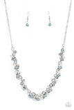 Paparazzi Soft-Hearted Shimmer - Blue Necklace