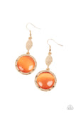 Paparazzi Magically Magnificent - Orange Earrings