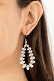 Paparazzi Absolutely Ageless - White Earrings