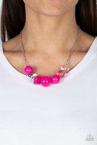 Paparazzi Bauble Bonanza - Pink Necklace