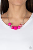 Paparazzi Bauble Bonanza - Pink Necklace