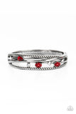 Paparazzi Bonus Bling - Red Bracelet