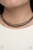 Paparazzi Glitzy Gusto - Black Necklace