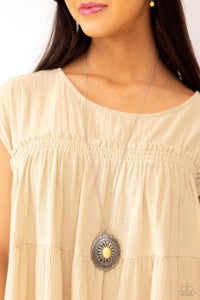 Paparazzi Mojave Mirage - Yellow Necklace