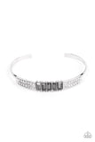 Paparazzi Spritzy Sparkle - Silver Bracelet