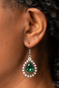 Paparazzi Divinely Duchess - Green Earring