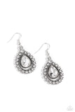 Paparazzi Divinely Duchess - White Earring
