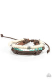 Paparazzi Timber Trail - Blue Bracelet