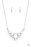 Paparazzi Bali Ballroom - White Necklace