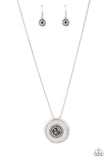 Paparazzi Make Me a MEDALLION-aire - Silver Necklace