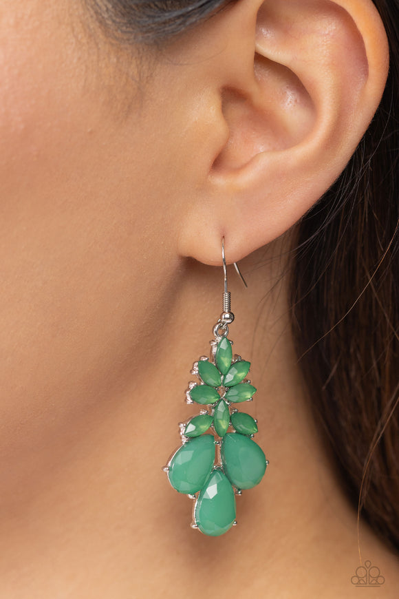 Paparazzi Fashionista Fiesta - Green Earring