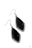 Paparazzi Deco Dazzle - Black Earring