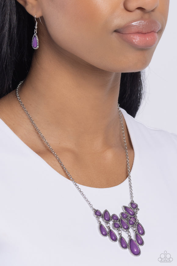 Paparazzi Exceptionally Ethereal - Purple Necklace