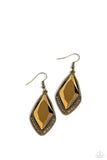 Paparazzi Deco Dazzle - Brass Earring