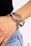Paparazzi Shockwave Attitude - Silver Bracelet