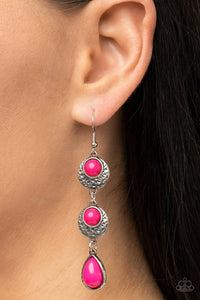 Paparazzi Tahoe Trailblazer - Pink Earring