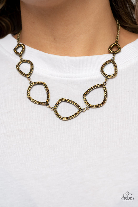Paparazzi The Real Deal - Brass Necklace