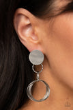 Paparazzi Industrialized Fashion - Silver Earrings