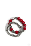 Paparazzi Walk This SWAY - Red Bracelet