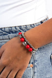 Paparazzi Walk This SWAY - Red Bracelet