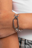 Paparazzi Civic Chic - Silver Bracelet