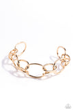 Paparazzi LINK or Swim - Gold Bracelet