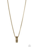 Paparazzi Emotion Potion - Brass Necklace