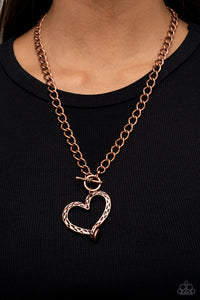 Paparazzi Reimagined Romance - Copper Necklace