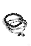 Paparazzi Redefined Romance - Black  Bracelet