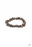 Paparazzi Grounded for Life - Black Bracelet