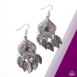 Paparazzi Desert Canopy - Purple Earring