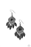 Paparazzi Desert Canopy - Black Earring