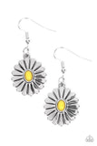 Paparazzi Delectably Daisy - Yellow Earrings