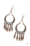 Paparazzi Day to DAYDREAM - Copper Earring