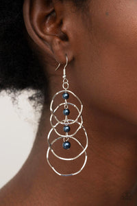 Paparazzi Pearl Palooza - Blue Earring