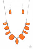 Paparazzi Luscious Luxe - Orange Necklace