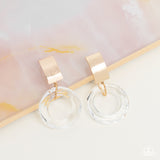 Paparazzi Clear Out! - Gold CLIP Earrings