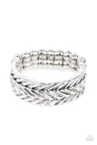 Paparazzi Rebellious Ridges - Silver Ring