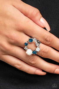 Paparazzi Butterfly Bustle - Blue Ring