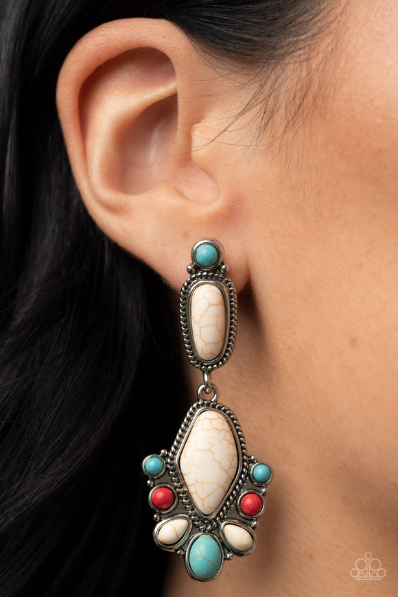 Paparazzi Terrestrial Talisman - Multi Earring