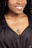 Paparazzi Gracefully Glamorous - Blue Necklace
