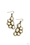 Paparazzi Havasu Hideaway - Brass Earring