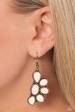 Paparazzi Havasu Hideaway - Brass Earring