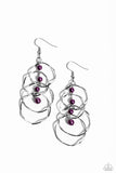 Paparazzi Pearl Palooza - Purple Earring