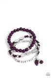 Paparazzi Redefined Romance - Purple  Bracelet