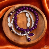 Paparazzi Redefined Romance - Purple  Bracelet